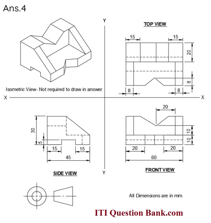 13/12/2021 iti drawing 1st Year Answer key