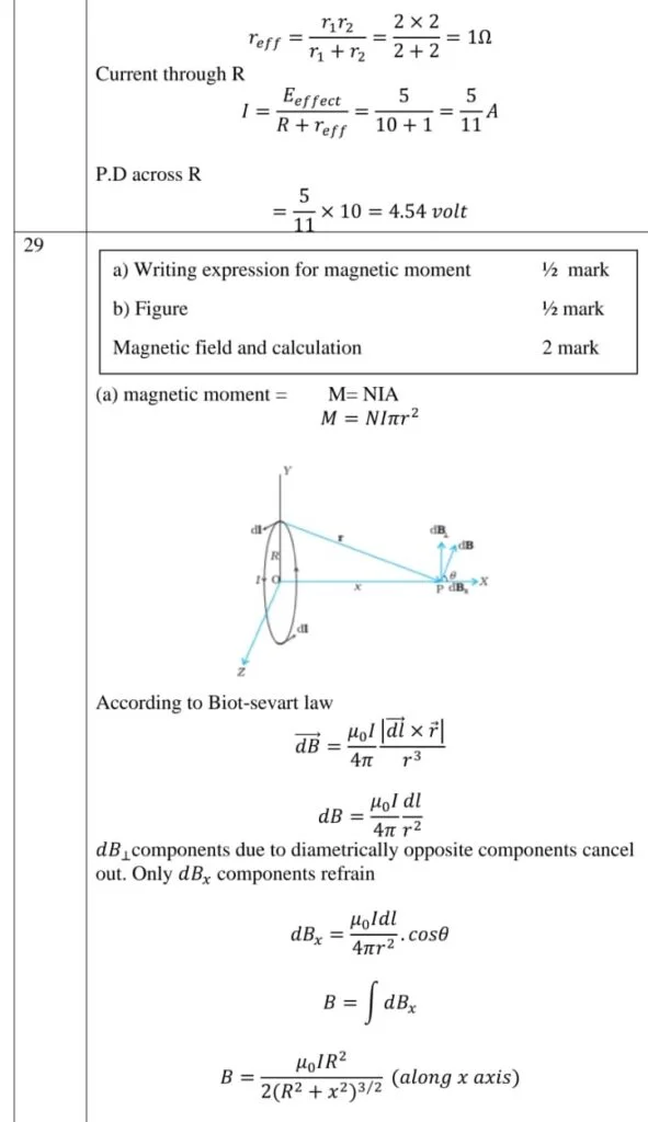 class 12 Physics question paper