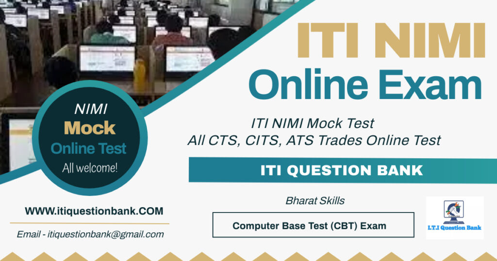 NCVT Online Mock Test Fitter 2nd Year 2023 - ITI Question Bank