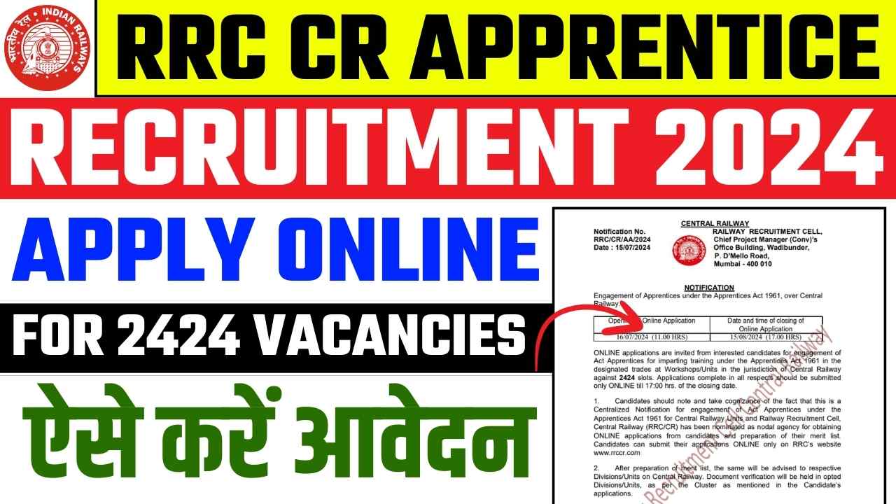 RRC Central Railway CR Act Apprentices 2024 ITI Question Bank